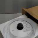 Bezrat Microwave Tall Glass Plate Cover | Splatter Guard Lid with Easy Grip Silicone Handle Knob | 100% Food Grade | BPA Free and Dishwasher Safe | 10 Inch (Black-)