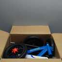 All Terrain Steerable Knee Scooter Crutch Alternative Deluxe Medical Scooter Double Handbrake, for Adults Injured Ankle & Foot Recovery Scooter in Blue