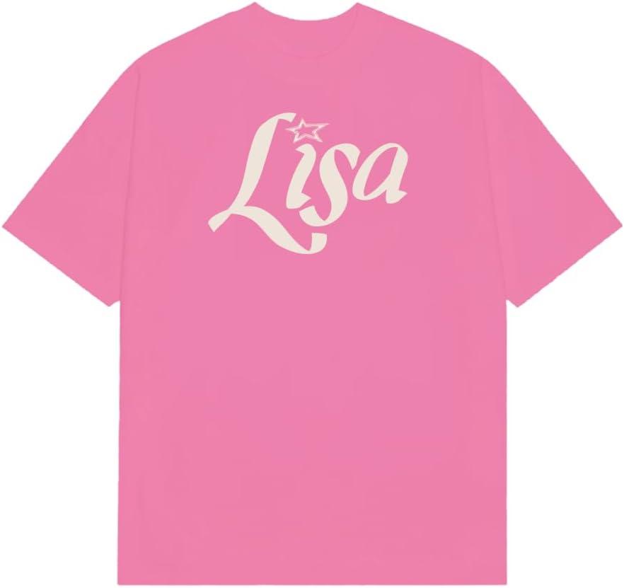 Lisa Unisex Adult Official Logo T-Shirt, Pink (Pink)
