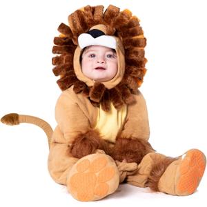 Spooktacular Creations Halloween Baby Lion Costume, Toddler Lion Costume for Infant Kids Halloween Animal Dress up Party (12-18 Months)