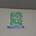 Striped Leg Warmer Women Girls Knee High Socks Tights (Green With Clover)