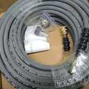 3/8" 4800PSI Pressure Washer Hose 150FT with 360° Swivel Quick Connect, Flexible & Kink Resistant Steel Wire Braided & Durable for Hot/Cold Water, High Power Washer Hose With M22 14mm Adapter