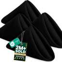 Utopia Home [24 Pack, Black] Cloth Napkins 20x20 Inches, 100% Polyester Hemmed Edges, Washable and Reusable Ideal for Parties, Weddings and Dinners