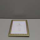 Malden International Designs 5x7 Bamboo Picture Frame with Gold Finish
