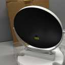 ROLOVE 13 Inch Vanity Mirror with Lights, Round Make Up Mirror with Lighting, LED Mirror Makeup Mirror with Lights for Bedroom Tabletop, Smart Touch Control, 360° Rotation (White)