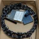 Outdoor Hanging Lighted Sphere Solar, Christmas Decoration Light Balls, 2 in 1 Warm White and Multicolor Chandelier, 208 LED 16" Large Iron Frame Foldable Globe for Patio Tree Gazebo Decor (2PK Solar)