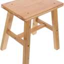 Small Wooden Stool Lightweight and Sturdy Step Stool for Adults Versatile Shoe Bench Minimalist Design for Home Decor for Garden and Makeup Use