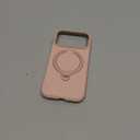 TORRAS Q3 Silicone 360 Spin for iPhone 17 Pro Case with Stand, Fit for MagSafe, Magnetic Ring Kickstand with Camera Control, Liquid Silicone Rubber Soft Phone Case for iPhone 17 Pro 6.3'', Bliss Pink