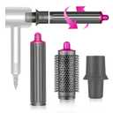 40MM/1.6 Inch Long Curling Barrel Curling Brush Attachment, Compatible with Dyson Hair Curlers Curling Barrel withAdapter forAirwrap StylerFor use with hair styling toolsModels HS01 /HS05 HD01/HD08