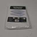 Quilted Pillow Protectors Queen Pair 20x30 Inches Extra Soft Thick Ultra Plush White Zippered Set of 2
