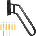 1pcs U-Shaped Wall Mount Handrail-Wall Mounted U Shaped Stair Hand Railing for Outdoor 1-3 Step,26.7''Length,19.68''Height