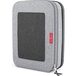 Compression Packing Cubes for Travel Organizers with Double Zipper, LeanTravel 15.5 x 11.5 x 4 inches (2 large cubes) 11 x 11 x 4 inches (2 medium cubes) 11 x 7.5 x 4 inches (2 small cubes)