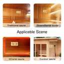 Analog Sauna Thermometer and Hygrometer, 2-in-1 Temperature and Humidity Meter