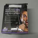 Nose Wax Kit for Men & Women: Nose and Ear Hair Waxing Kit - Smart Temp & USB Fast Heat,100g Waxing Beans, 30 Wax Sticks, Painless Hair Removal Waxing Kit for Nose Ears Eyebrow Lip Facial, Travel Size