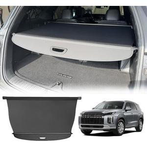 Vesul Retractable Cargo Cover Waterproof Cargo Shade Compatible with Hyundai Palisade 2025 2024 2023 2022 2021 2020 Security Cover Shield Luggage Privacy Screen All Weather Protection
