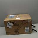 SOYUS 14 Inch Electric Tiller Cultivator 12 Amp Corded Tiller for Gardening, Garden Tiller with Folding Handle, 4 Steel Tines Wheeled Rototiller for Lawn Yard Soil Tilling