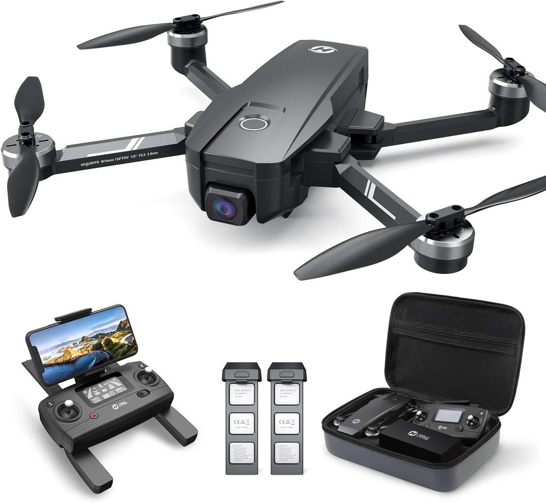 Holy Stone HS720E Drones with Camera for Adults 4K,Integrated Remote ID, 2 Batteries 46 Min Flight Time, 5GHz FPV Transmission, 130 FOV EIS Camera,Drone with 4K/30FPS Video,Brushless Motor, Auto Return, Follow Me, GPS Drone for Beginner