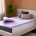 3 Inch Lavender Memory Foam Mattress Topper, Plush, Queen Size
Lavender-Infused Memory Foam, Soothing Lavender Scent, Plush Pressure Relief, Certipur-Us Certified, Softens Firm Mattresses