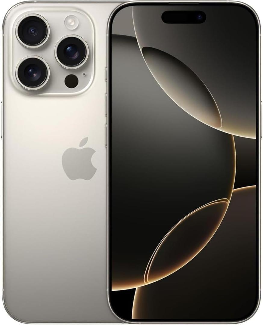 Apple iPhone 16 Pro, US Version, 512GB, Natural Titanium - Unlocked 
