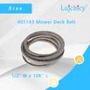 405143 Deck Belt for 46" AY-P/Pou-LAN/Hu-sqvar-na/Crafts-Man, YTH22V46 YTH20K46 YTH21K46 YTA22V46 584453101 532405143 Craftsman Poulan Pro 46 Inch/Aramid Cord / 105.5 in Long
