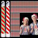 Soulchen 100 Pcs Christmas Glow Sticks Bulk 6 Inch Light up Candy Cane Sticks with Lanyard Christmas Party Favors Camping Emergency Outdoor Light Survival Kit