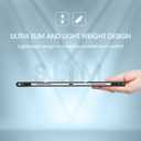 ProCase for iPad Air 13 Inch Case M3 2025/M2 2024, Slim Smart Cover iPad 13 Air M3 M2 Case with Translucent Hard Shell Back, Supports Touch ID, Auto Wake/Sleep -Black