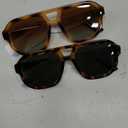 livho Trendy Polarized Square Aviator Sunglasses Women Men Square Eyewear Frame, Retro Sun Glasses for Women Men 2025 Shades