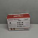 Homemate Electric Blanket Heated Throw - 50x60 Ultra Soft Cozy Flannel Heating Blanket with 10 Fast Heat Levels 8 Hours Auto Off Over-Heated Protection ETL Certification Keep Warm in Home Office (Red-black)