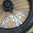 3.00-14 90/100-14 Rear And 2.75x17 70/100-17 Front Wheel Dirt Bike Rim With 15mm Bearing for 110cc 125cc 140cc 150cc 160cc TTR125 RM80 RM85 KLX140R DB17 DB27 Apollo RFZ SSR Baja Pit Bike