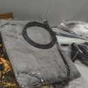 Heated Cat House for Outside,Extremely Weatherproof&Insulated in Winter,Elevated Outdoor Cat Shelter with Waterproof Eaves&Escape Door for Feral Stray Barn Cats(Leaves,S)