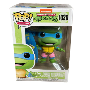 Funko Pop TMNT Leonardo With Surfboard 1020 Funko Pop TMNT Leonardo With Surfboard 1020