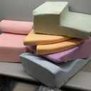 QUCHI Climbing Toys for Toddlers, Toddler Climbing Toys Indoor, 7-Piece Soft Foam Climbing Blocks Set, Toddler Playtime Corner Climber Indoor Foam Play Gym for Climbing Crawling and Sliding (Purple)