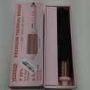 Thermal Brush for Blowout Look, 1.5 Inch Heated Round Brush with 2 Negative Ions Release for Less Frizzy, Dual Voltage Heated Curling Brush for Travel, Airflow Heat & Dual PTC Technology, Pink