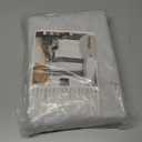 YoungsTex Light Grey Linen 100% Blackout Curtains 72 Inch Length for Bedroom, Thermal Insulated Full Room Darkening Drapes with Grommet for Living Room, 2 Panels, 42 X 72 Inch