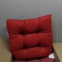 Gripper Non-Slip 15" x 15" Venus Tufted Universal Chair Cushions, Set of 2