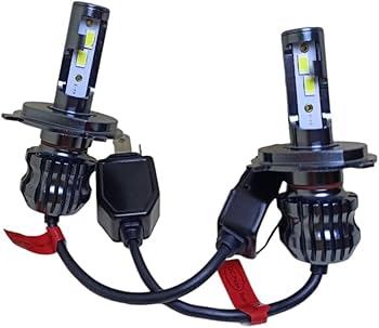 H4/9003/HB2 LED Headlight Bulbs, 12000 Lumens 6500K Cool White Super Bright LED Headlights Conversion Kit High/Low Beam Light IP68 Waterproof, Pack of 2 