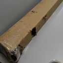 Outdoor Stair Handrails, 5 Steps Black Wrought Iron Railing Kits for Concrete or Wooden Porch Steps