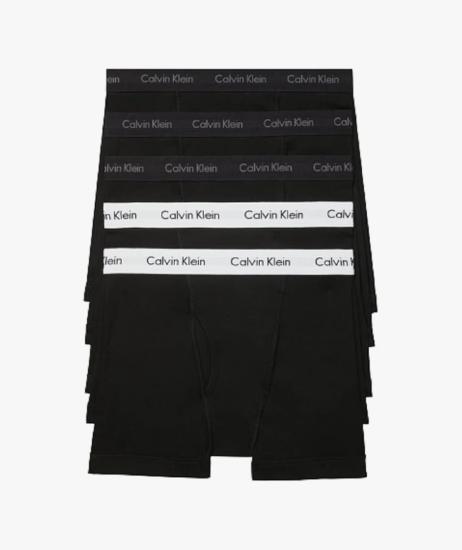 Calvin Klein Men's Cotton Classics 5-Pack Boxer Brief L