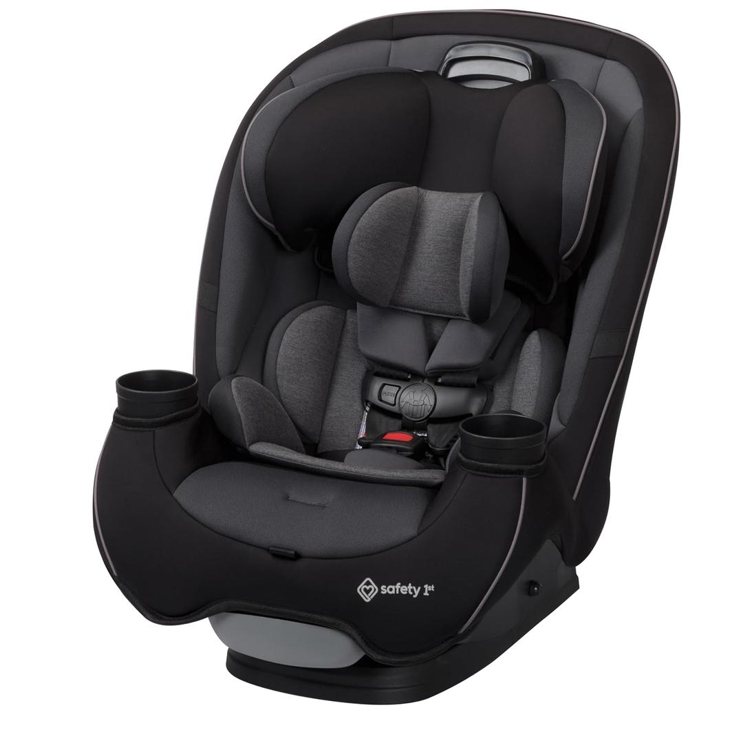 Safety 1st Grow and Go All-in-One Slim Convertible Car Seat, Rear Facing, 5-40 lbs, Forward Facing (3065 lbs), High Back Booster Seat 40-100 pounds, Black Phantom MFD: 2026-04-14