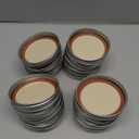 Dalzom 48Pcs Canning Lids with Rings Wide Mouth, Premium Mason Jar Lids with Bands/Rings for Ball, Kerr Jars - Food Grade Material, 100% Fit & Airtight for Wide Mouth Mason Jars