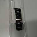 iiteeology Lightweight Stainless Steel Band Designed for Apple Watch Ultra 3 & Ultra 2, Series 1-11, 46mm, 45mm, 44mm, 42mm, Replacement iWatch Bands for Men & Women,Black