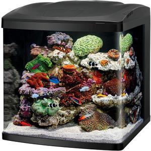 Coralife BioCube, Aquarium Kit, Integrated 24-hour Timer, Customizable LED Lighting, for Saltwater and Freshwater Environments, 32 Gallon