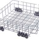 Cylrod Upgraded W10728159 Dishwasher Lower Rack for Maytag Dishwasher Rack with Wheels, W10525646 W10780925 W10082825 Lower Rack Replacement for Kitchenaid Dishwasher Rack Parts, 22"D by 20.8"W