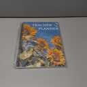 Teacher Planner Book for Yearly, Weekly & Monthly Lesson Planner, January-December Yearly Planner A4 Size with Checklist, Notes, School Teacher Supplies for Classroom Organization - Sunflower