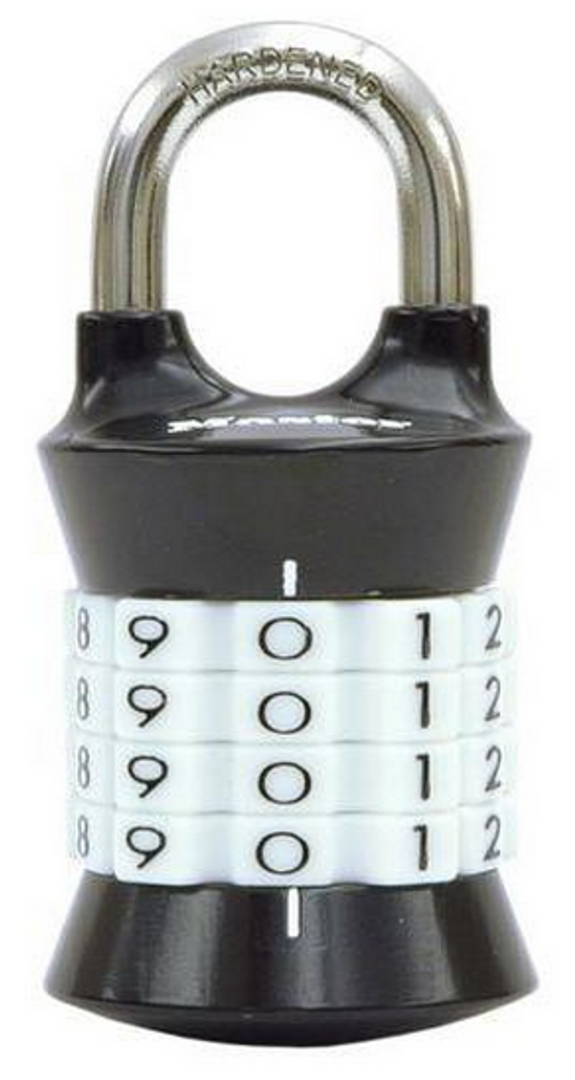 Master Lock 1535D Locker Lock Set Your Own Combination Padlock, 1 Pack, Colors May Vary