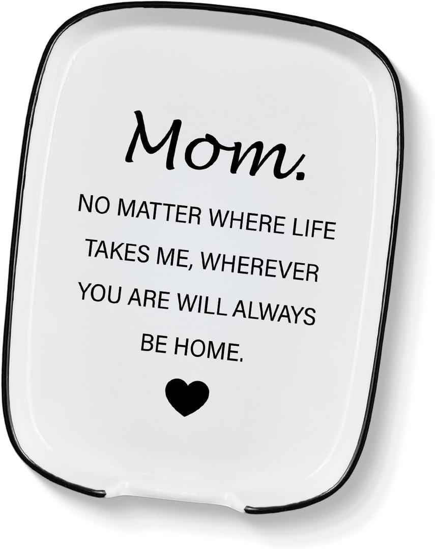 2 x Thank You Gifts for Mom, Mothers Day Birthday Kitchen Gift for Mom Mother from Daughter Son, Spoon Rest for Stove Top, Spoon Holder for Kitchen Counter Decor Cooking Utensil Rest