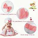 2 Pack Photography Props, Chef Hat and Apron for 8-24 Months, Newborn Photoshoots Posing Photo Accessories