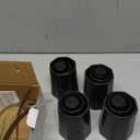 Fly Fans for Tables, Bug Fans with Holographic Blades, Battery Operated Fly Repellent Fan, Keep Flies Away from Picnic, BBQ, Restaurant, Party, Indoor and Outdoor, 4 Pack (Brilliant Black)