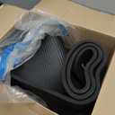 Amazon Basics Extra Thick Exercise Yoga Mat with Carrying Strap, Black, 1/2 Inch