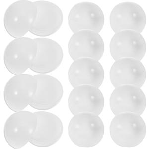 30pcs Openable Balls, 1.57 Inch Reusable Raffle Balls, Empty White Pvc Balls for Party, Event, and Game Decor